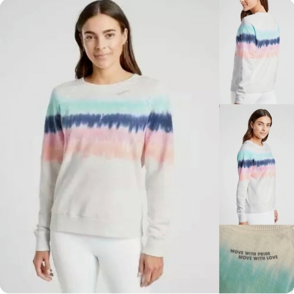 Athleta Tops - Athleta Sundown Tie Dye Sweatshirt